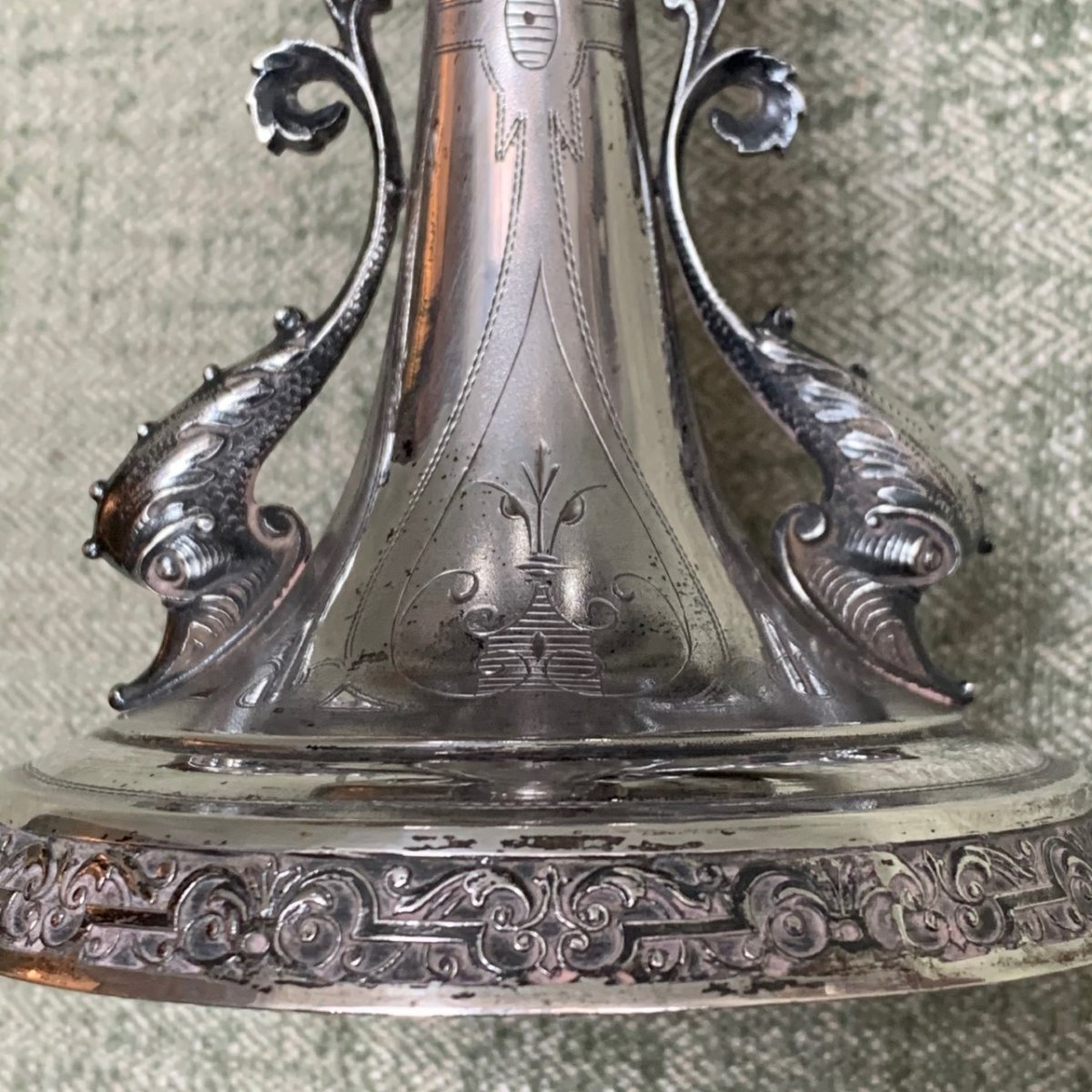 Polylobée Silver Cup Napoleon III Period-photo-4