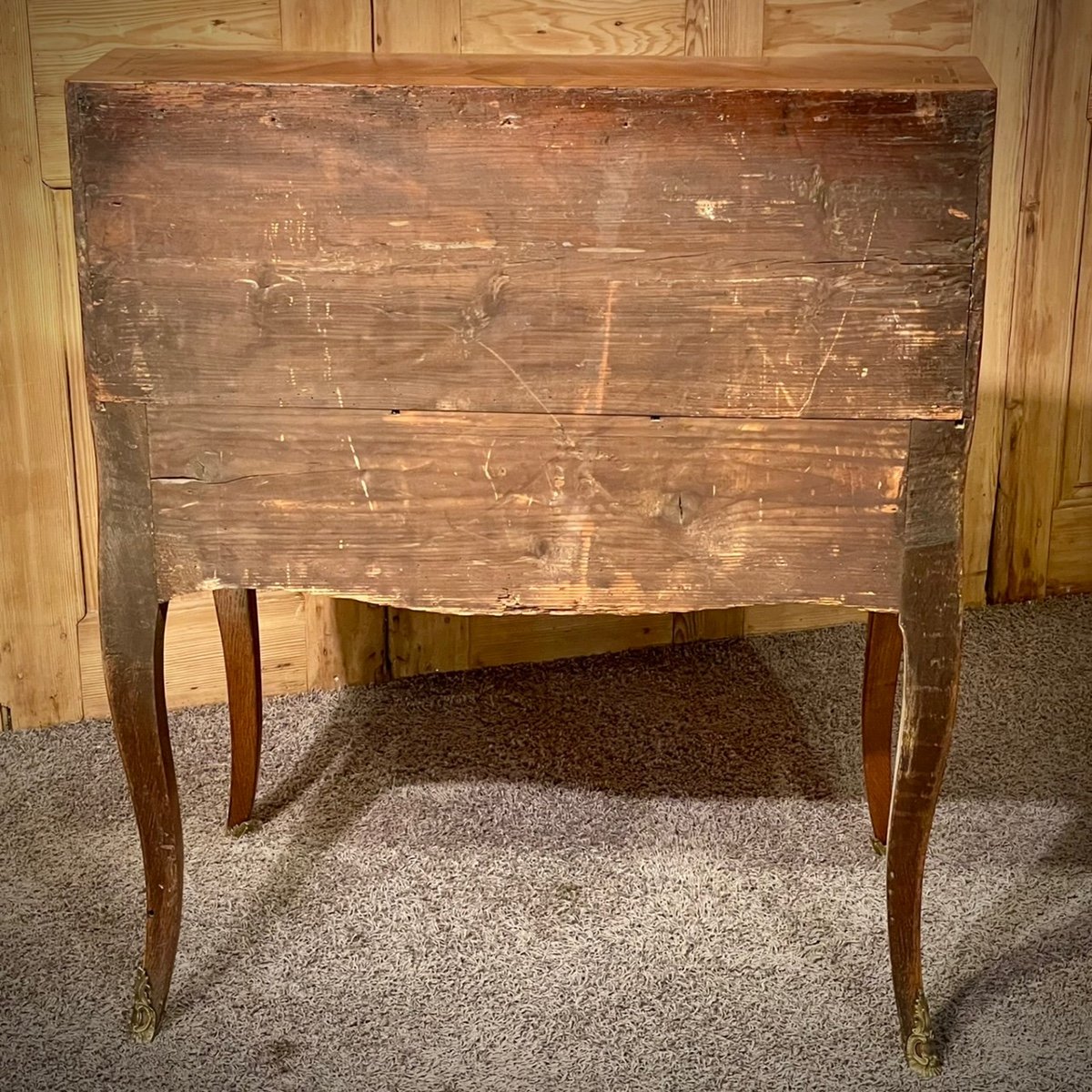 Small Inlaid Donkey Bone Secretary-photo-2