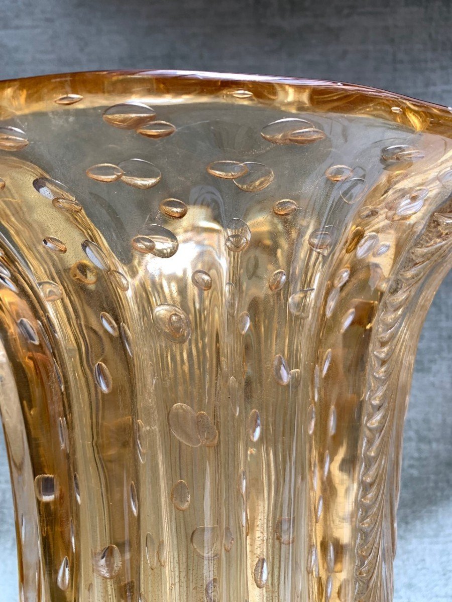 vase Murano dans le goût de Barovier & Toso-photo-2