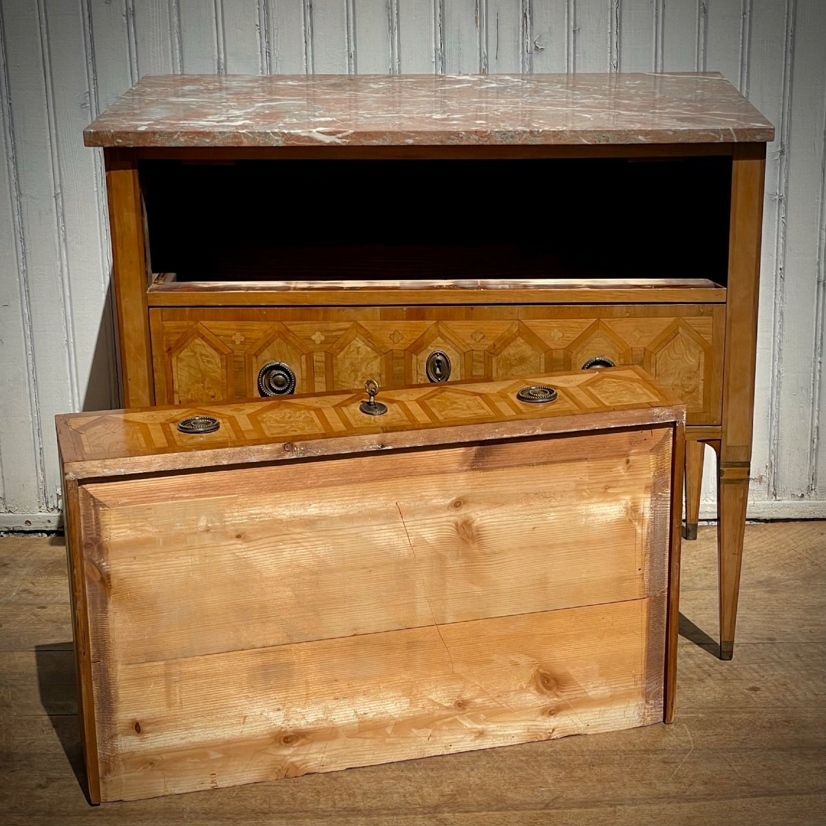 Directoire Style Dresser Marble Top-photo-3