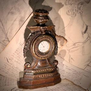 Louis XVI Carved Wood Watch Holder 