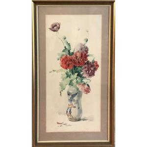 Aquarelle  fleurs de Lothar von Seebach