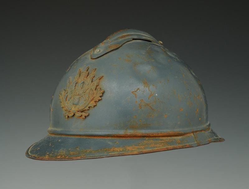 Adrian De l'Intendance Helmet, Model 1915, First World War.-photo-2
