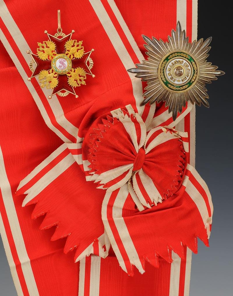 Order Of St. Stanislaus Of Russia “орден святого станислава” 1765-1815, 1st Class 1910-1917