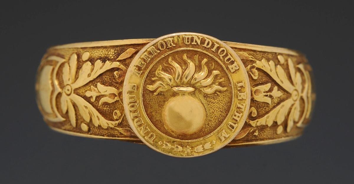 Loyalty Ring Of The “horse Grenadiers” Of The King’s Military Household, Restoration.-photo-2