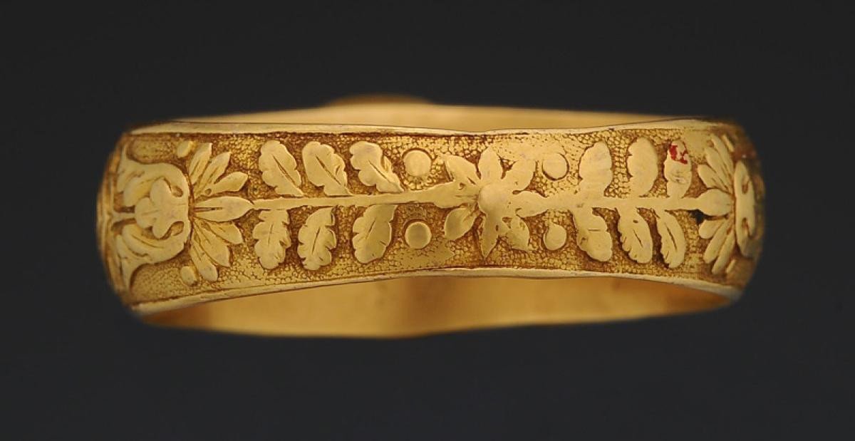 Loyalty Ring Of The “horse Grenadiers” Of The King’s Military Household, Restoration.-photo-1