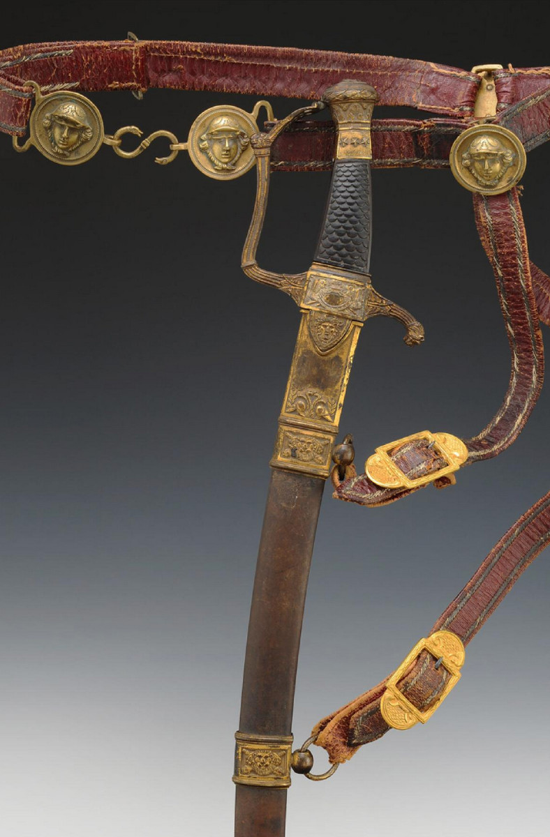 Saber And Belt Of A Divisional General Officer, Model Of The 1st Vendémiaire Year XII