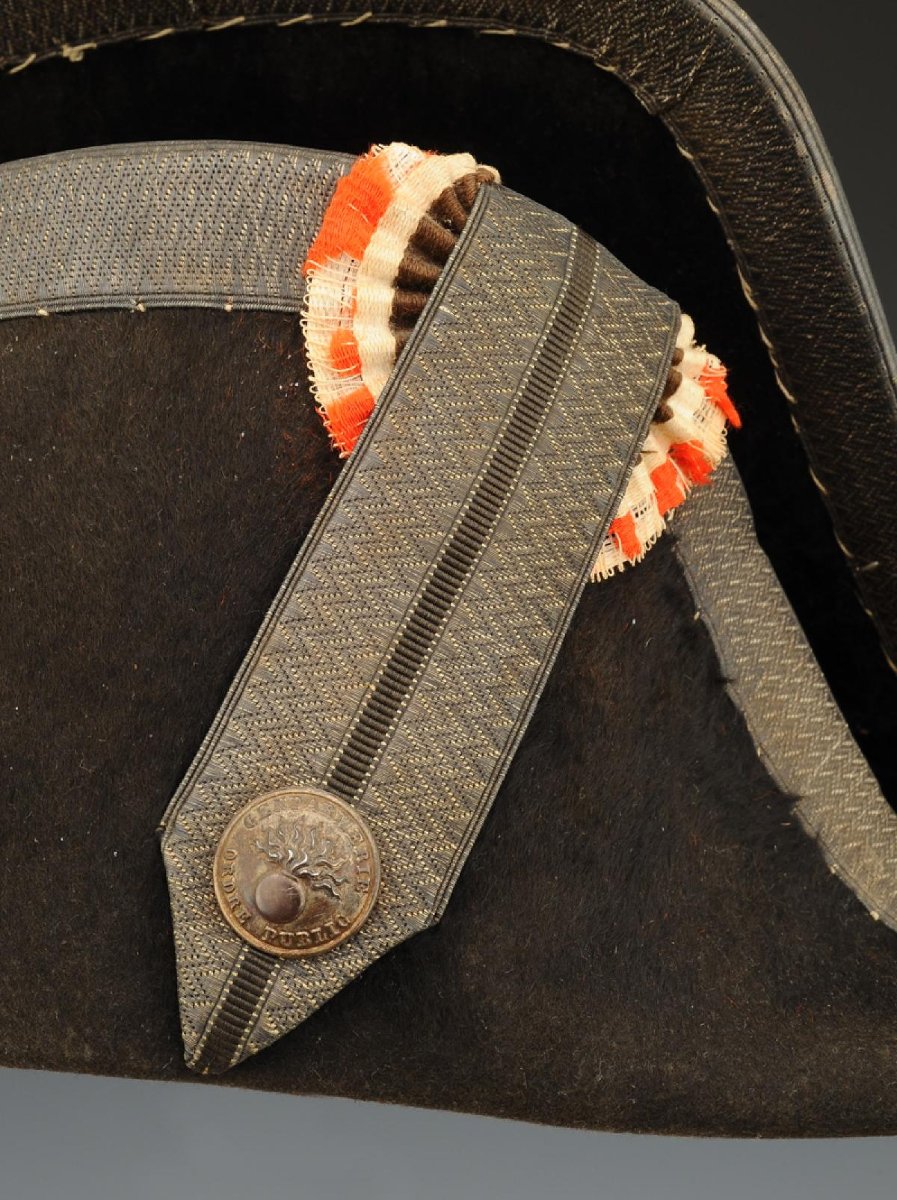 Chapeau Bicorne De Gendarme, Modèle 1872, Troisième République. 27752-photo-2
