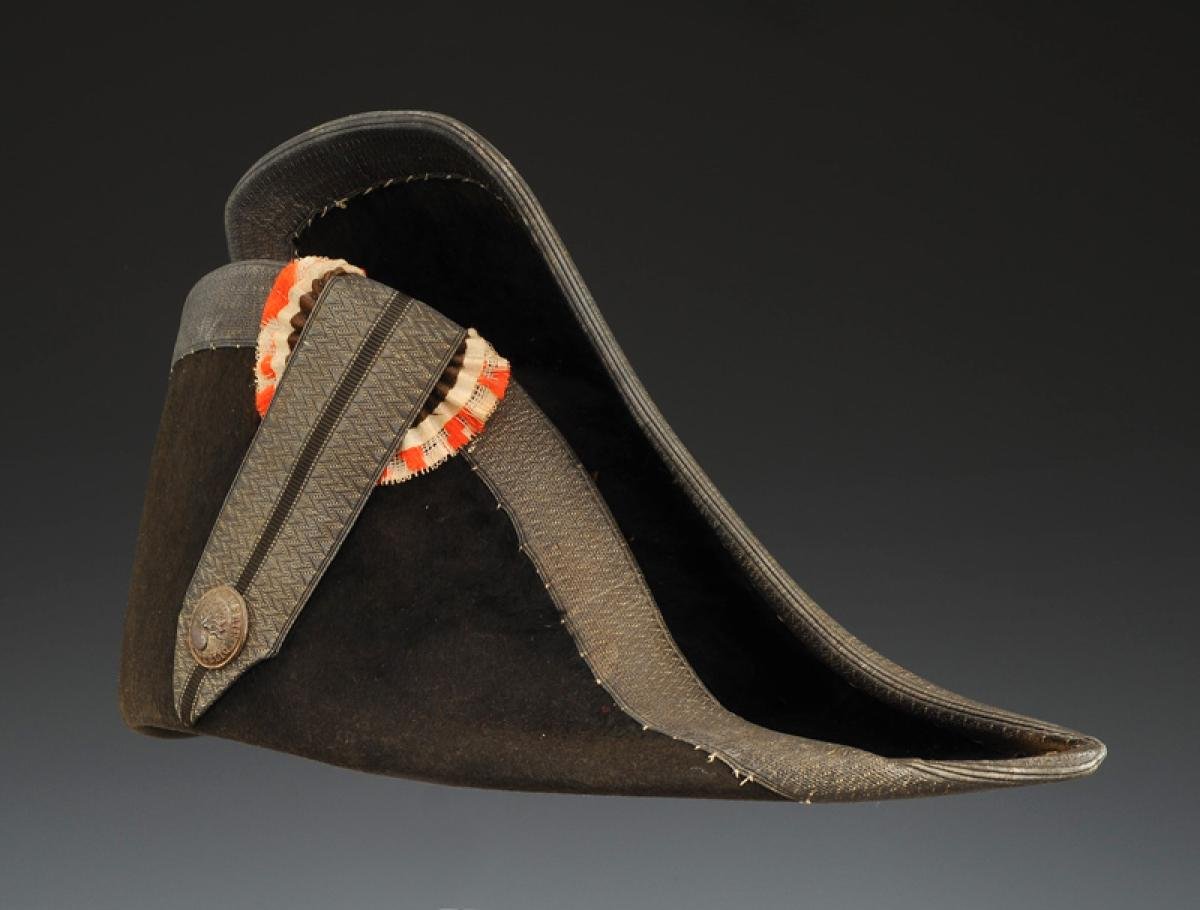 Chapeau Bicorne De Gendarme, Modèle 1872, Troisième République. 27752-photo-3