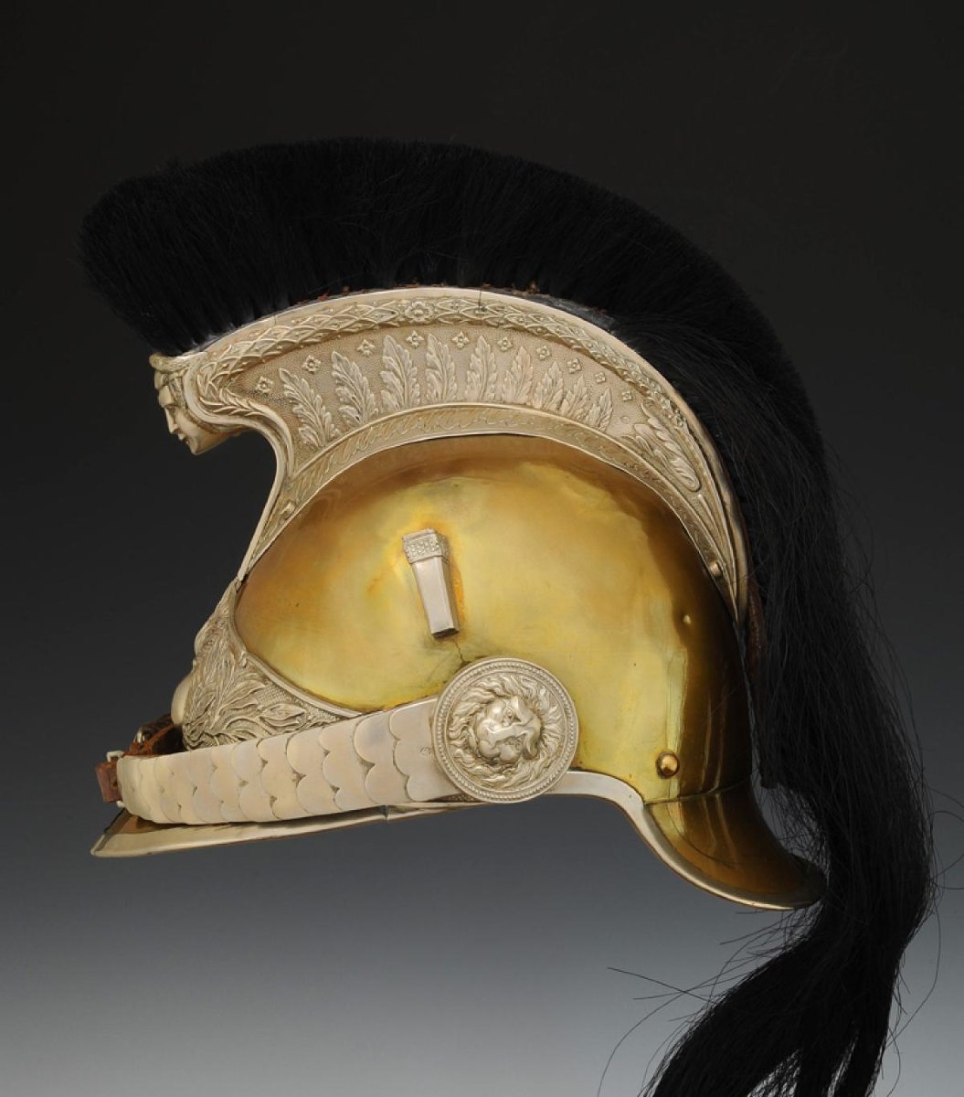 Helmet Of The Horse-mounted Gendarmes, Model 1912, Third Republic. 27810-photo-1