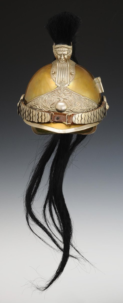 Helmet Of The Horse-mounted Gendarmes, Model 1912, Third Republic. 27810-photo-2