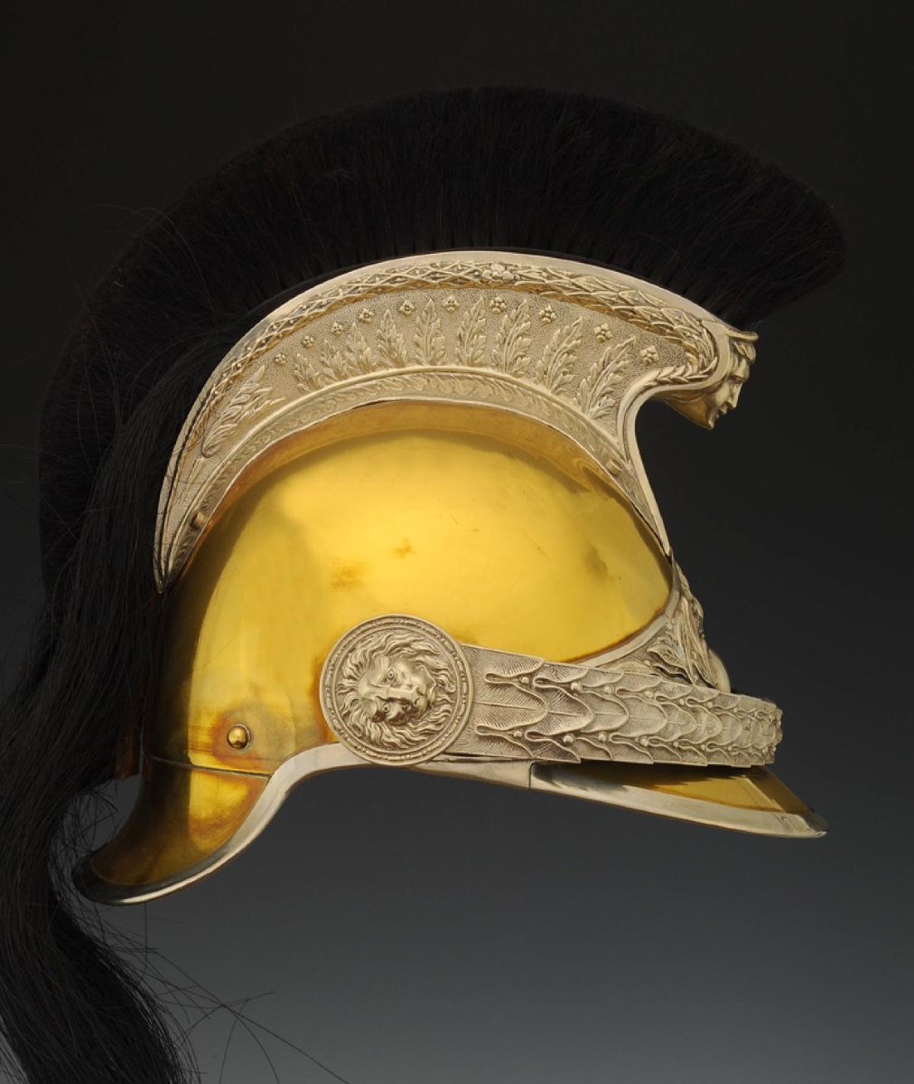 CASQUE D'OFFICIER DE GENDARME À CHEVAL, modèle 1912, Troisième République. 27811-1-photo-2