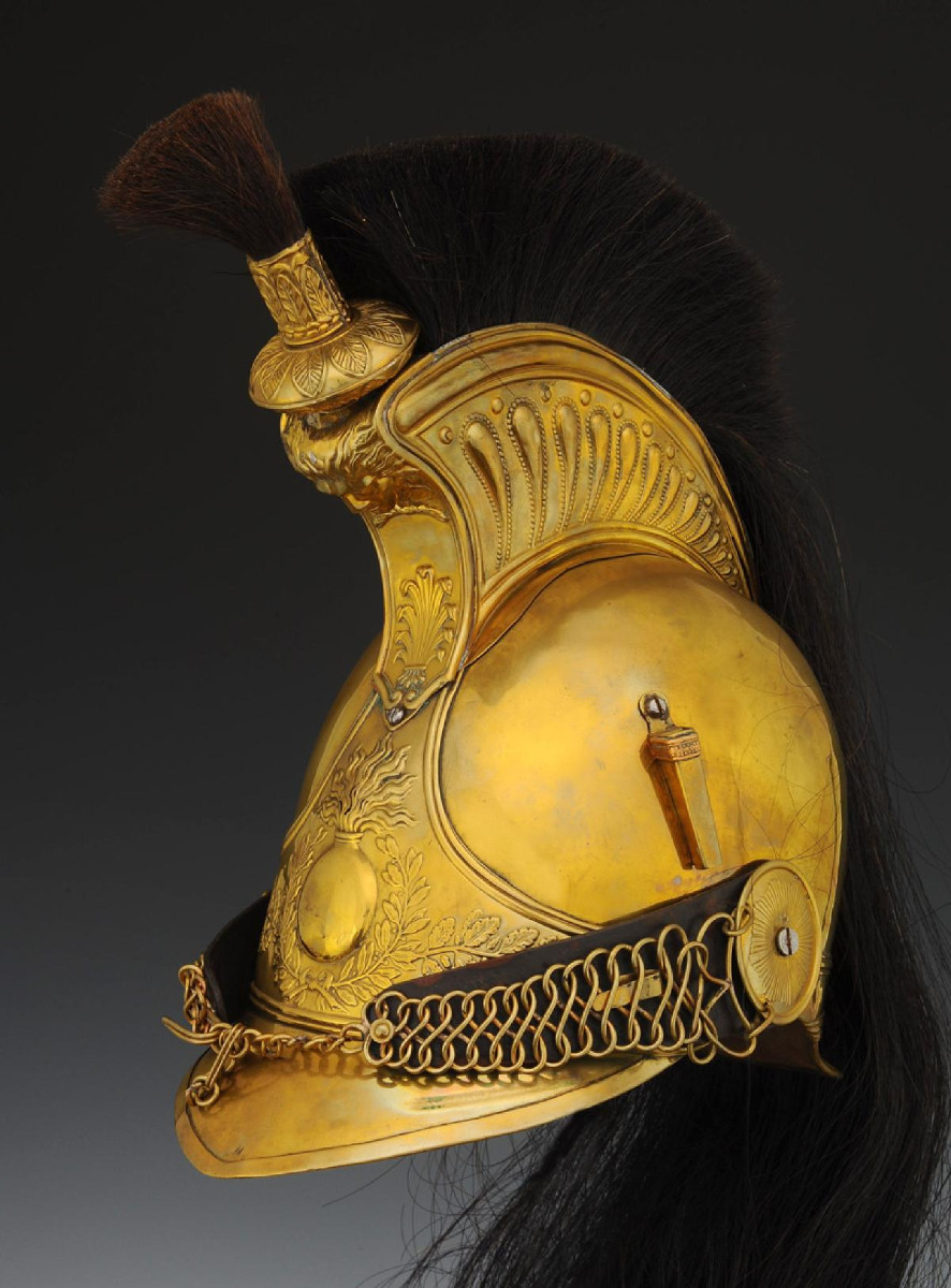 Dragon Troop Helmet, Model 1825 Modified 1830, Formerly Transformed Into Firefighters