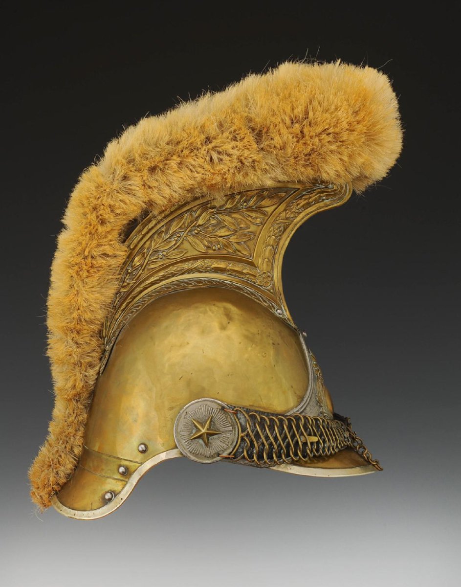 Trumpet Helmet Of The Carabiniers Of The Imperial Guard, Model 1856 Modified 1858, Second Empire.-photo-2