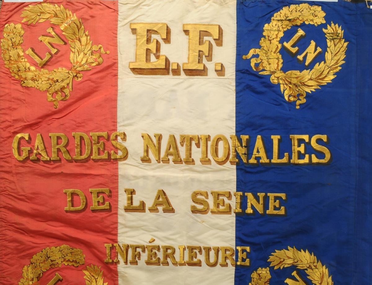Standard Of The Cavalry Squadron Of The National Guard Of The City Of Rouen, Model 1852, Pr-photo-3