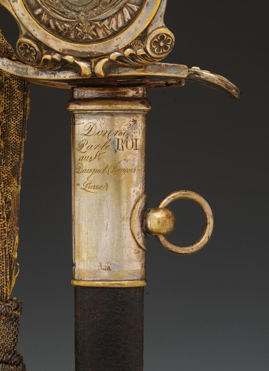 SABRE DE RÉCOMPENSE ET PLAQUE DE CEINTURON, DIT « DES PAROISSES », Restauration-photo-3