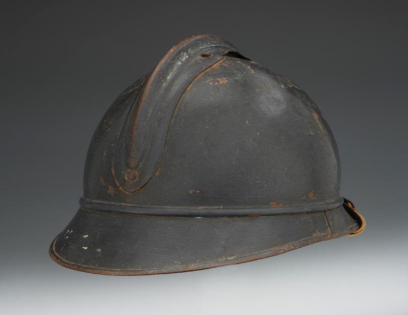CASQUE ADRIAN DE SAPEUR DU GÉNIE, modèle 1915, Première Guerre Mondiale. -photo-1