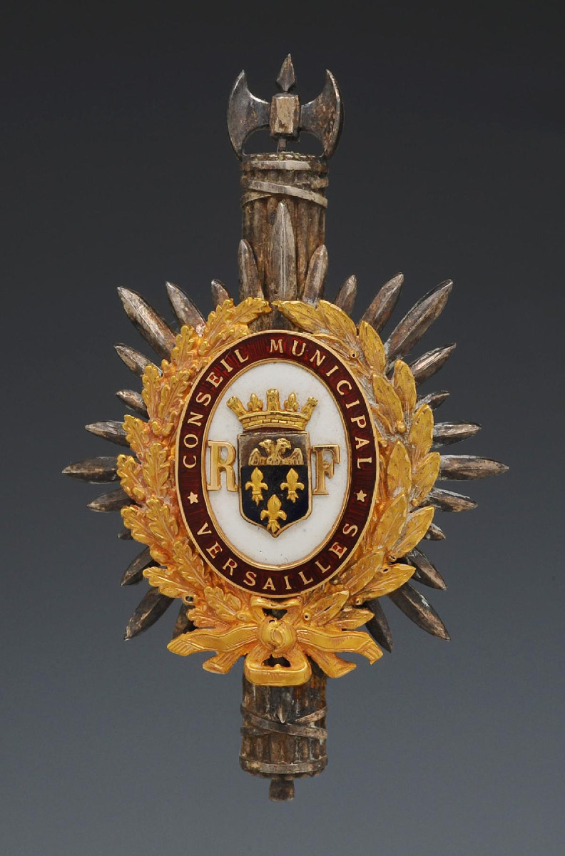 Lapel Badge Of A Member Of The Versailles Municipal Council, Created In 1876, 1900
