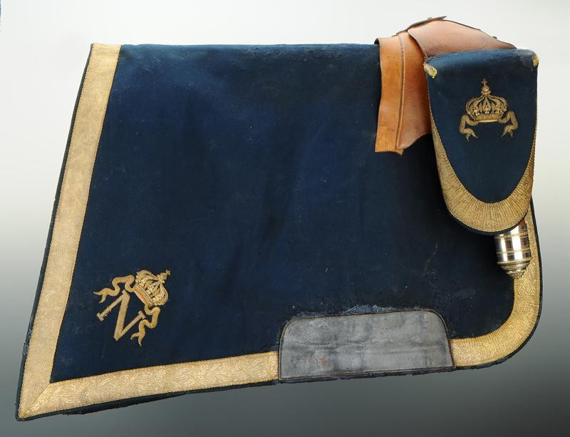 ENSEMBLE D'OFFICIER D'ORDONNANCE DE L'EMPEREUR NAPOLEON III DE PETITE TENUE; Seconde Empire.