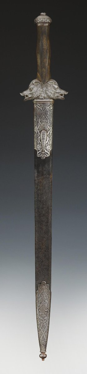 DAGUE DE CHASSE PAR HENRI LE PAGE À PARIS, Second Empire.-photo-2