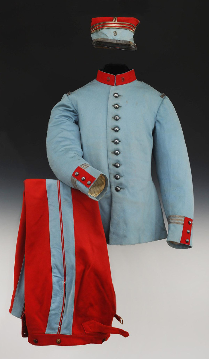 ENSEMBLE D’UN CAPITAINE AU 9ème RÉGIMENT DE CHASSEURS À CHEVAL D’AUCH, Troisième République. 