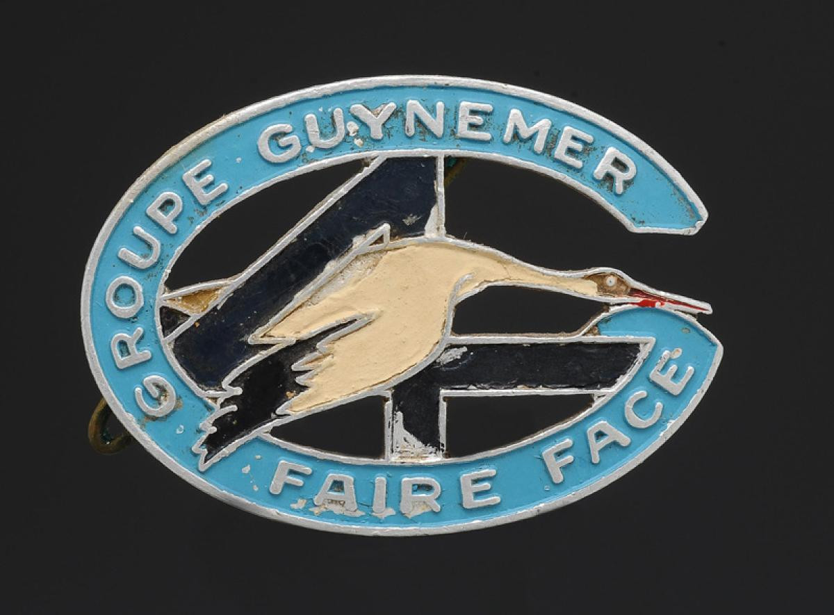 INSIGNE GROUPEMENT 12 groupe 4 Guynemer BELLEDONNE CHANTIER DE JEUNESSE Seconde Guerre Mondiale