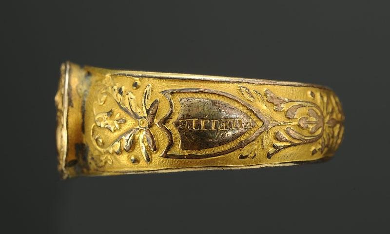 Loyalty Ring Of The Company Of "horse Grenadiers" Restoration-photo-3