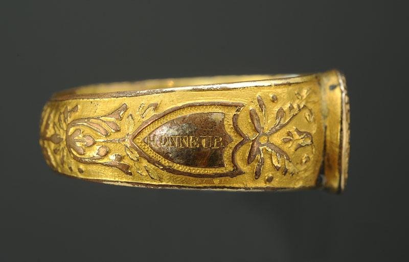Loyalty Ring Of The Company Of "horse Grenadiers" Restoration-photo-3