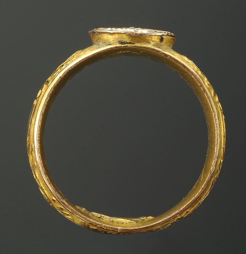 Loyalty Ring Of The Company Of "horse Grenadiers" Restoration-photo-5