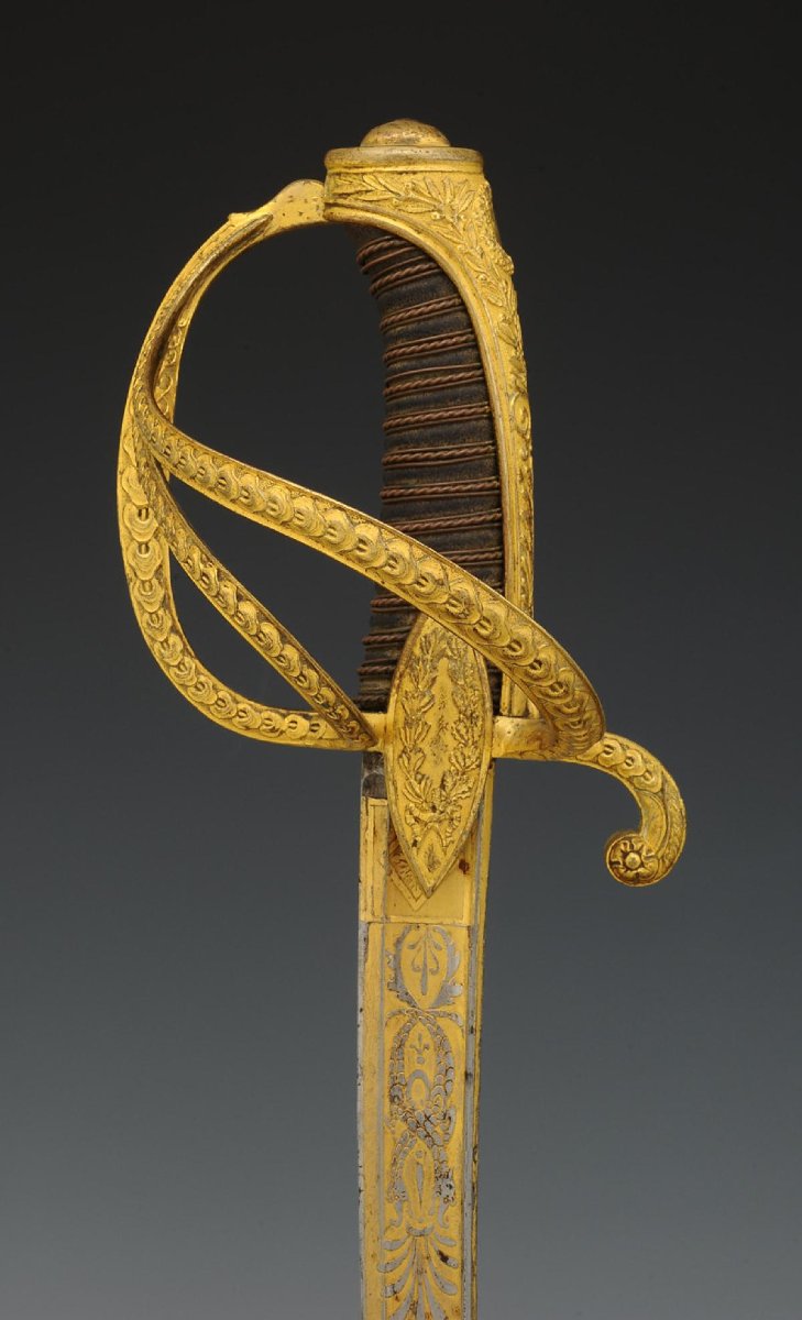 SABRE D'OFFICIER DE CAVALERIE LÉGÈRE, Consulat.-photo-1