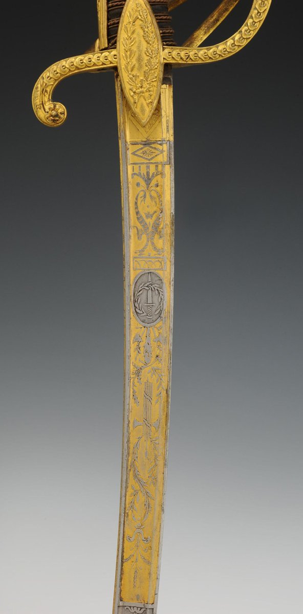 SABRE D'OFFICIER DE CAVALERIE LÉGÈRE, Consulat.-photo-5