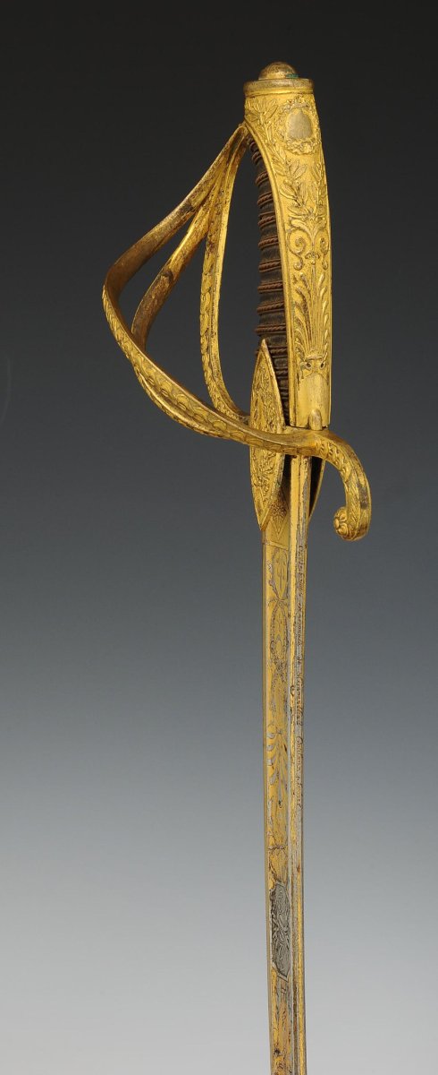 SABRE D'OFFICIER DE CAVALERIE LÉGÈRE, Consulat.-photo-6