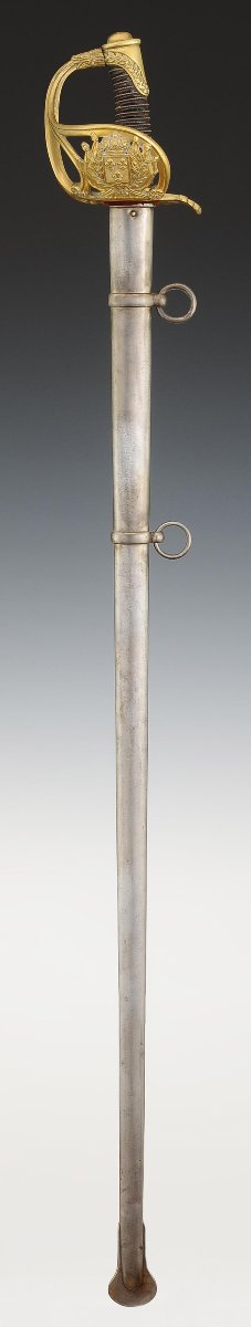 Sabre Of A Cuirassier Officer Of The Royal Guard, Restoration Period. -photo-2