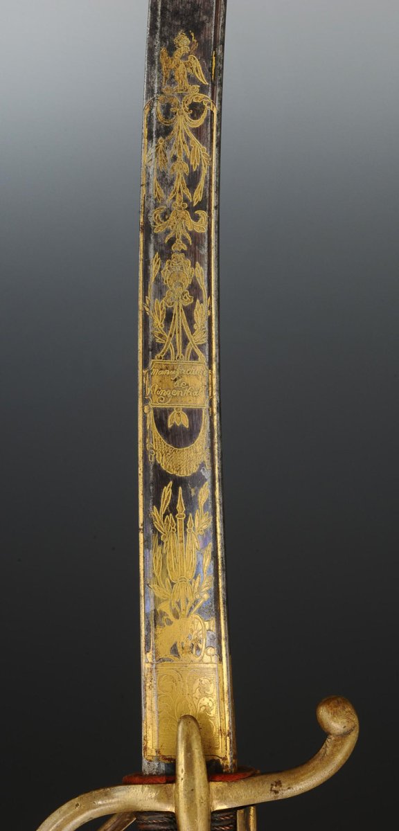Light Cavalry Or Artillery Officer's Sabre, First Empire.-photo-6