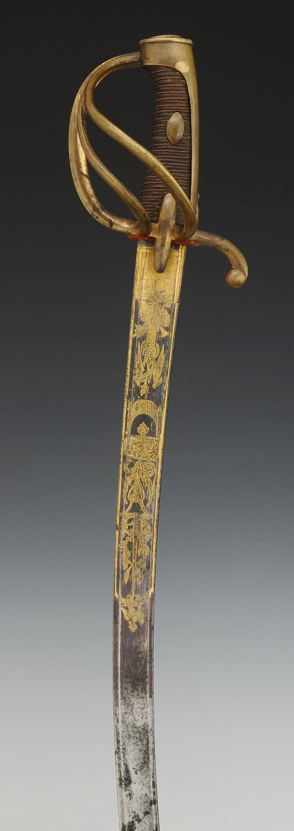Light Cavalry Or Artillery Officer's Sabre, First Empire.