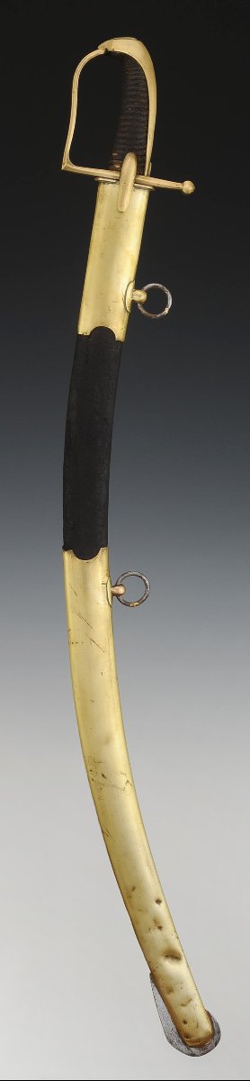 SABRE TROUPE DE HUSSARDS, modèle An IV, Révolution - Premier Empire.-photo-2