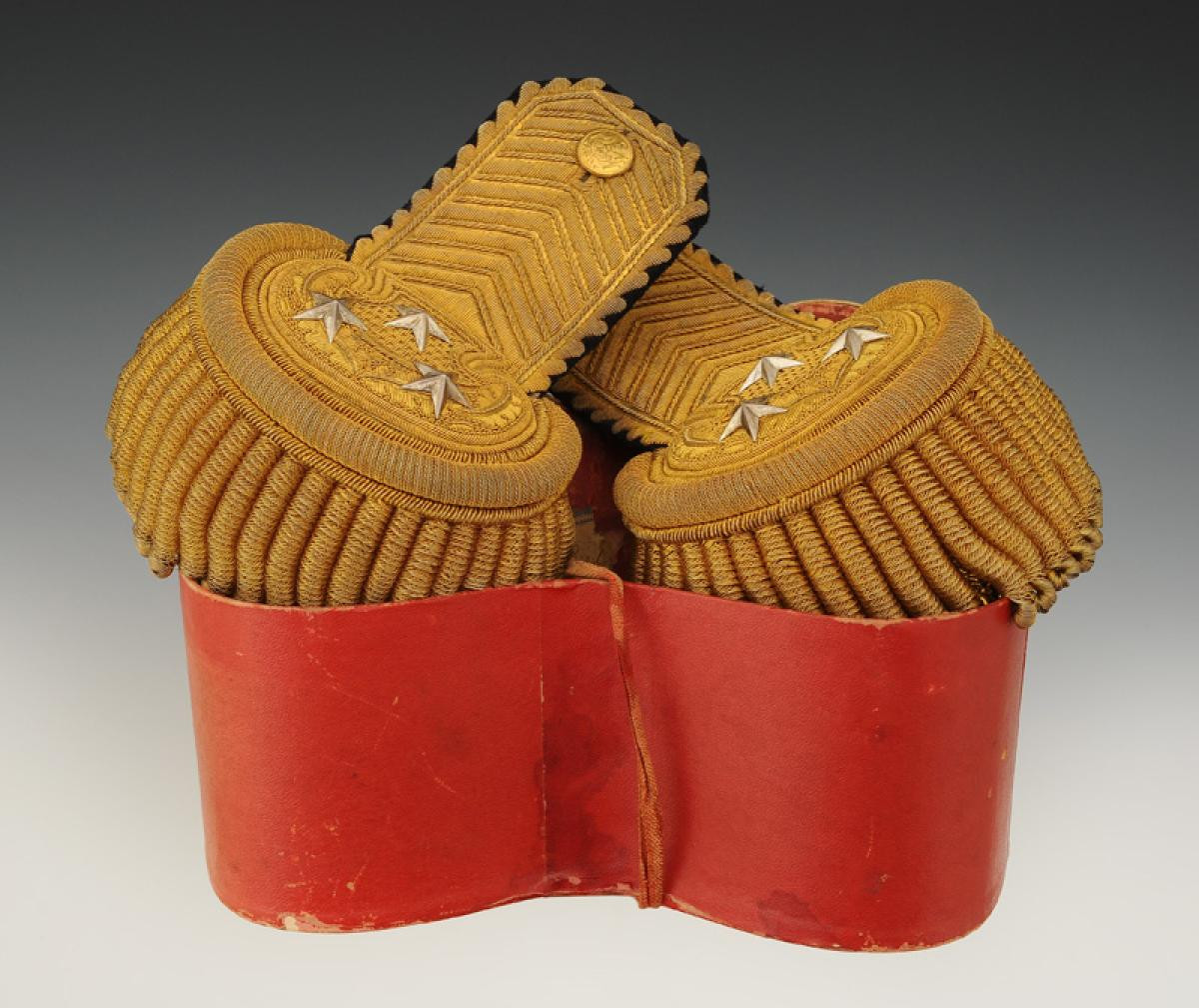 Pair Of Lieutenant General's Shoulder Boards, Model 1830, July Monarchy. 