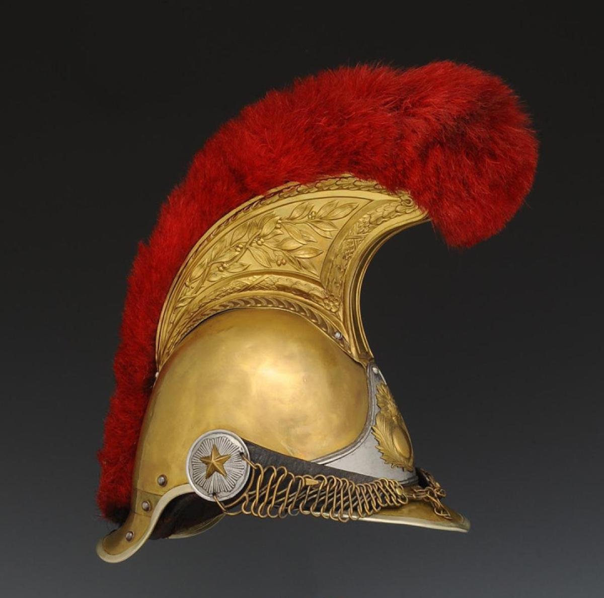 Helmet For The Carabinier Troops Of The Imperial Guard, Model 1858, Second Empire.-photo-2