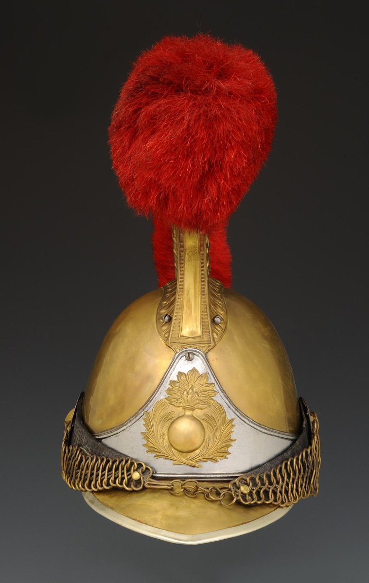 Helmet For The Carabinier Troops Of The Imperial Guard, Model 1858, Second Empire.-photo-3