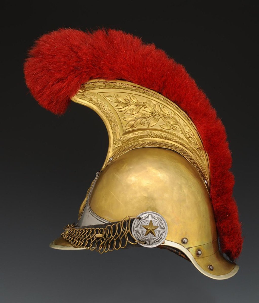 Helmet For The Carabinier Troops Of The Imperial Guard, Model 1858, Second Empire.-photo-4