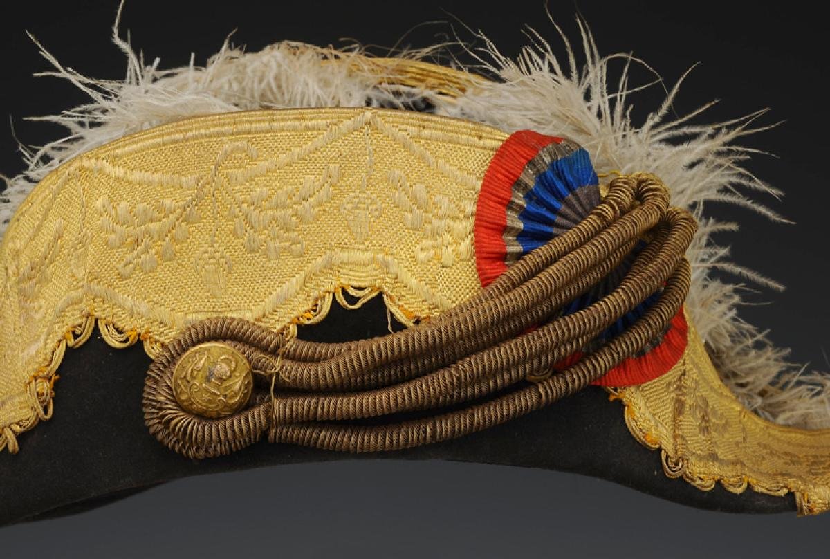 CHAPEAU BICORNE DE GÉNÉRAL DE DIVISION AYANT UN COMMANDEMENT SUPÉRIEUR, modèle 1872, -photo-2