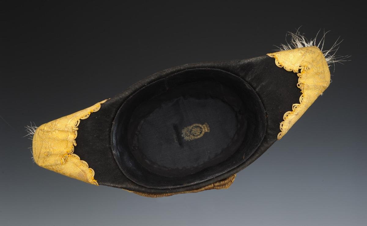 CHAPEAU BICORNE DE GÉNÉRAL DE DIVISION AYANT UN COMMANDEMENT SUPÉRIEUR, modèle 1872, -photo-2