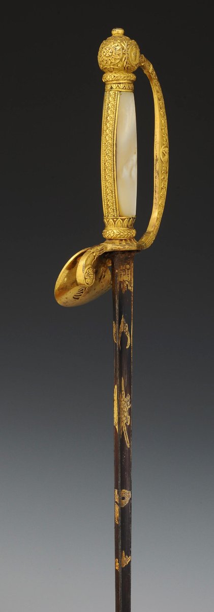 ÉPÉE DE LUXE D'OFFICIER dans le style de Nicolas Boutet, Premier Empire. -photo-3