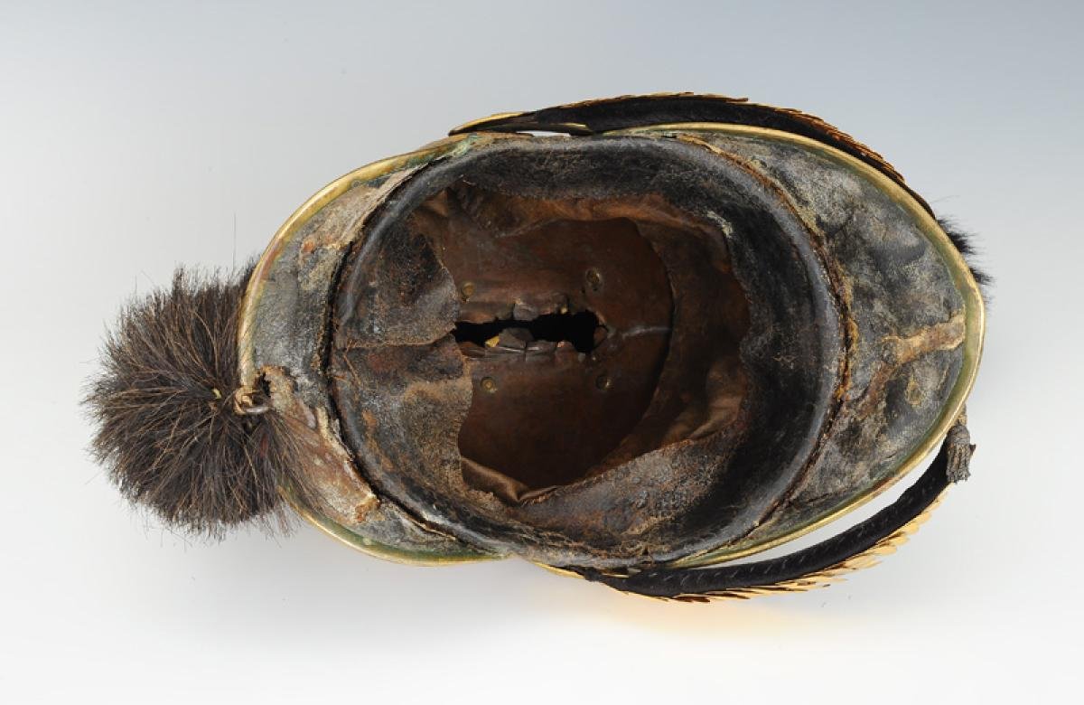 Officer's Helmet Of The 8th Regiment Of Dragoons (known As The Condé), Worn During The Hundred -photo-2