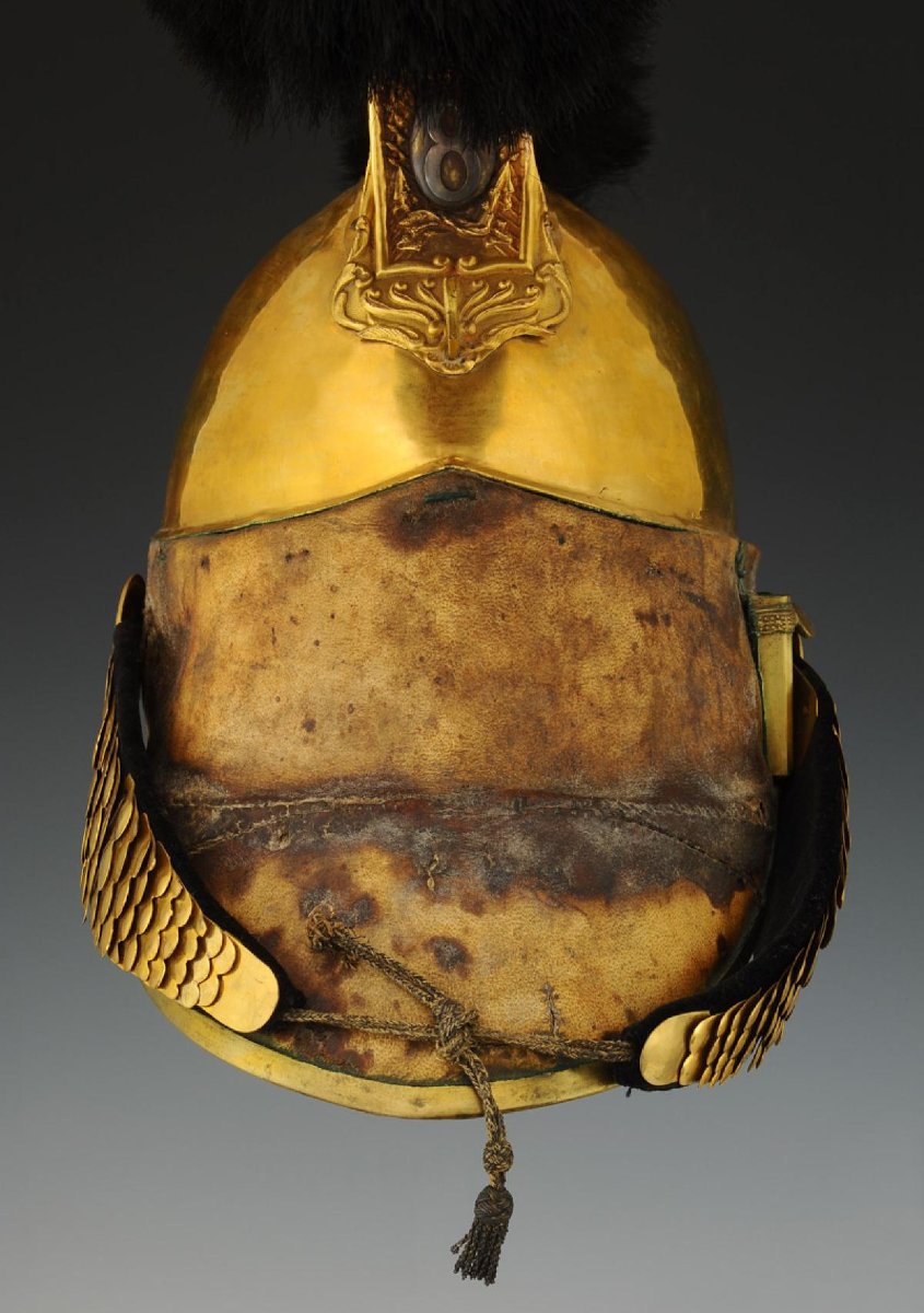 Officer's Helmet Of The 8th Regiment Of Dragoons (known As The Condé), Worn During The Hundred -photo-4