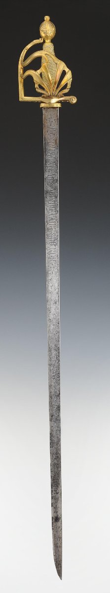 Strong Sword Of The 1st Company Of Musketeers Of The King's Military Household, Model 1762-photo-1
