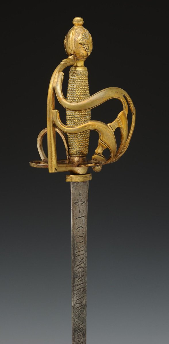 Strong Sword Of The 1st Company Of Musketeers Of The King's Military Household, Model 1762-photo-4