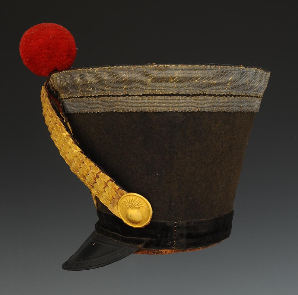 SHAKO DU COLONEL LOUIS GAY, GRENADIER DU 79ème RÉGIMENT D'INFANTERIE, Premier Empire 1809-1814-photo-4