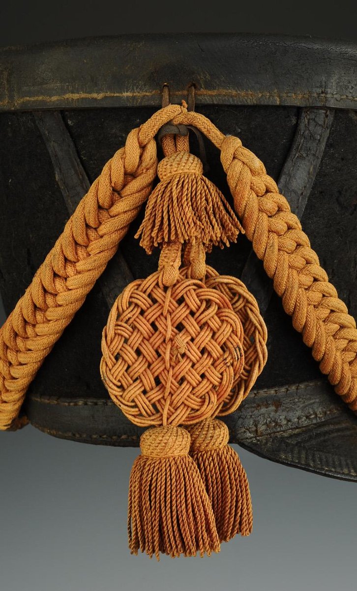 SHAKO DU 23ème RÉGIMENT D'INFANTERIE LÉGÈRE, modèle 1806, Premier Empire. -photo-7