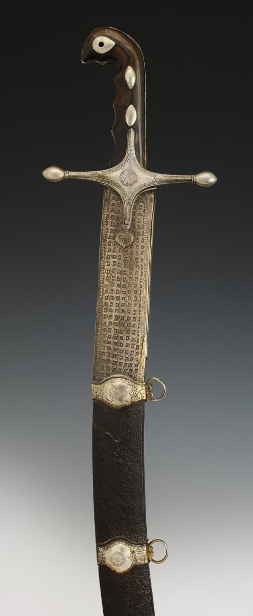 SABRE À L'ORIENTALE DIT « PALA », Premier tiers du XIXème siècle.-photo-1